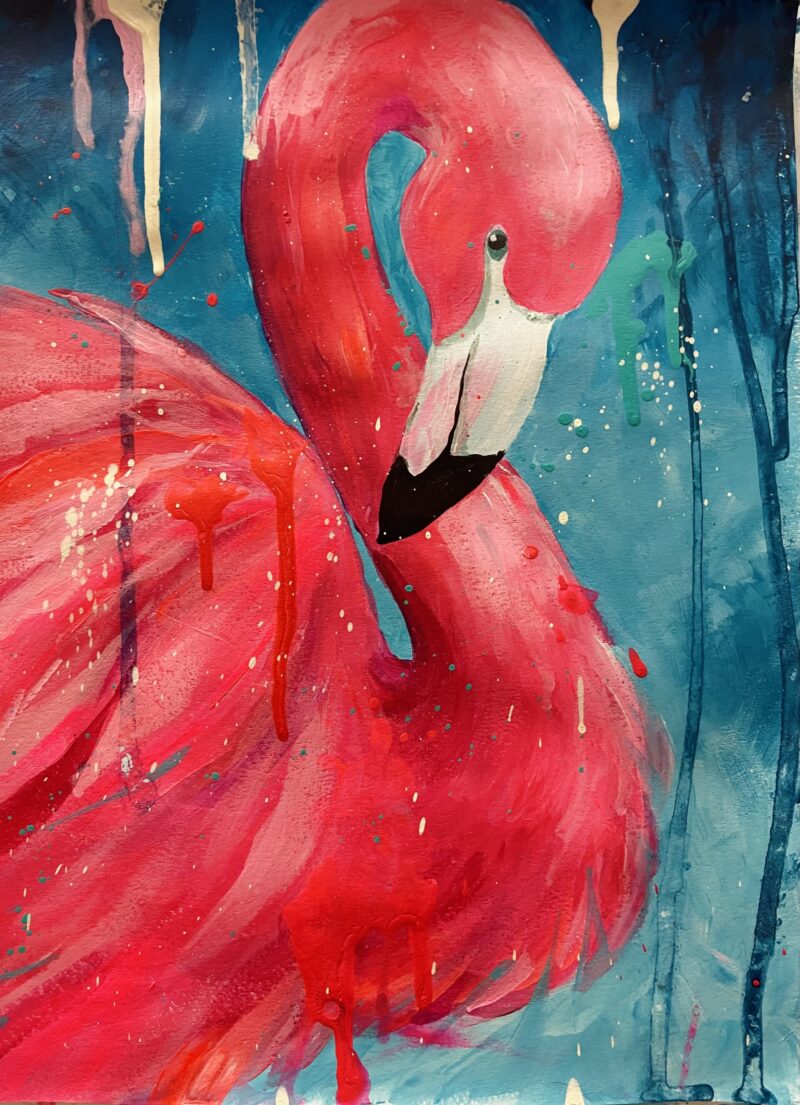 Flamingo naslikaj si Flamingo naslikaj si